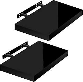 WOLTU Wandregal Volato Set von 2 Regalen Wandboard 
