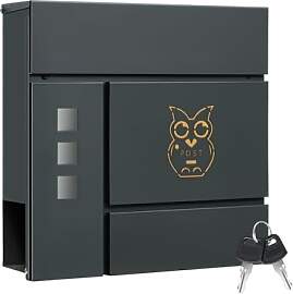 WOLTU XXL Briefkasten, Postkasten mit