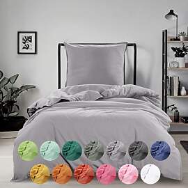 wometo Bettwäsche Renforce Stone-Washed 155x220