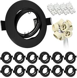 Wondlumi 12x LED Einbaustrahler GU10 Set