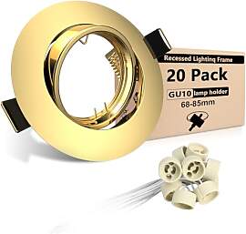Wondlumi 20er LED Einbaustrahler 230V GU10 Set