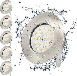 Wondlumi 6er Pack LED Einbaustrahler Set IP44