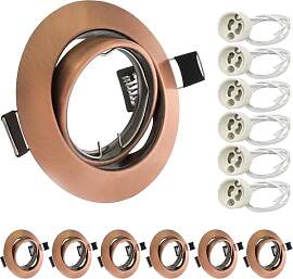 Wondlumi 6er Set LED Einbaustrahler 230V GU10
