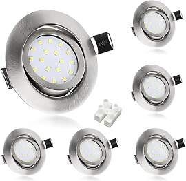 Wondlumi Einbaustrahler LED 5W Neutralweiß Flach