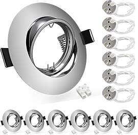 Wondlumi LED Einbaustrahler 12V Rahmen GU5,3