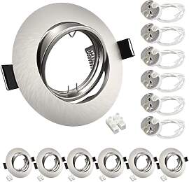Wondlumi LED Einbaustrahler 12V Rahmen GU5,3
