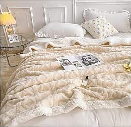 WONGS BEDDING Kuscheldecke 220x240 Flauschig