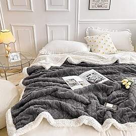 WONGS BEDDING Kuscheldecke 220x240 Flauschig