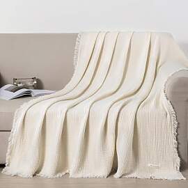 WONGS BEDDING Musselin Decke 150x200-100%