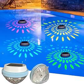 Wood Homing 2er Set Solar Schwimmende Teichleuchte 
