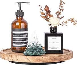 Wood Lazy Susan Organizer Küchen-Drehteller für