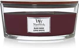 WoodWick Ellipse Duftkerze | Black Cherry | mit