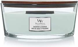 WoodWick | Ellipse-Kerze | Sagewood & Seagrass 