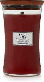WoodWick Große Sanduhr-Duftkerze | Cinnamon Chai
