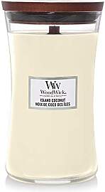 WoodWick Große Sanduhr-Duftkerze | Island Coconut 