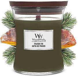 WoodWick Mittelgroße Duftkerze im Sanduhrglas mit 