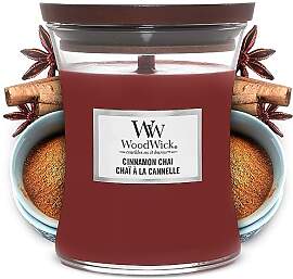 WoodWick Mittelgroße Duftkerze im Sanduhrglas mit 