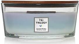 WoodWick Trilogy-Duftkerze im ellipsenförmigen