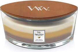 WoodWick Trilogy-Duftkerze im ellipsenförmigen