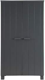 Woood Schrank aus Kiefernholz, grau, FSC, 2