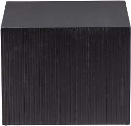 Woood Set mit 2 Couchtischen in MDF, schwarz,
