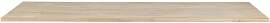 Woood Tischplatte aus massiver Eiche beige,