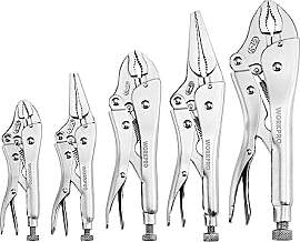 WORKPRO 5-tlg. Gripzangen Set (gebogene Backe