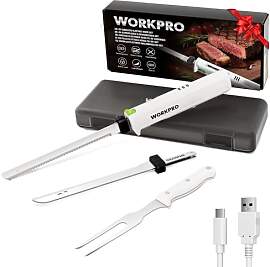 WORKPRO Elektromesser 8V, Kabelloses Küchenmesser 
