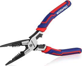 WORKPRO Spitzzange 195mm Flachrundzange