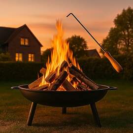 Worldgeil Feuerschale Feuerschalen für den Garten 
