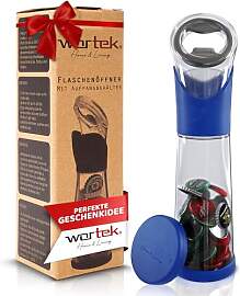 wortek Flaschenöffner mit Auffangbehälter -