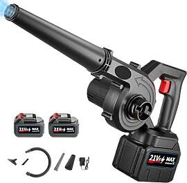 WoskjXas Akku Gebläse 21V Akku-Laubbläser mit