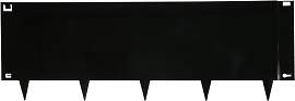 Wovar Rasenkante Metall Schwarz 40 x 106 cm