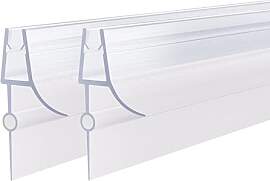 WOWINNE Duschdichtung 2x100cm Duschtür Dichtung