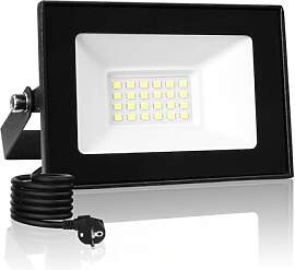 wowspeed 20W Led Strahler Außen mit Stecke 2000LM 