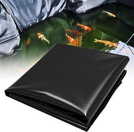 wowspeed Premium PVC Teichfolie 2M X 6M, Schwarz