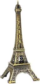 Wpppan Goldene Eiffelturm-Statue –