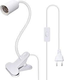 WPQIUZS E27 Klemmlampe mit 240CM Kabel,