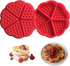 WQNNQW 2 Stück Waffelform Für Airfryer,Antihaft