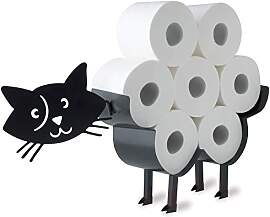 WRPS Design Toilettenpapier-Halter Black Cat