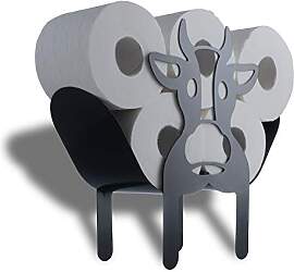 WRPS Design Toilettenpapier-Halter Black Cow