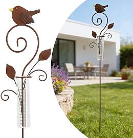 WRQIOO Regenmesser Garten, 106cm