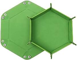 Würfelteller, Würfeltablett Klappbar Hexagon PU