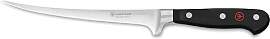 WÜSTHOF Classic Filiermesser 18 cm, Schwarz,silber
