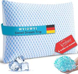 WVIOWVI Memory Foam Kissen, Kühlendes Kopfkissen, 