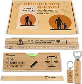 Wzzy Gurden Papa Handwerker Geschenk Set - mit