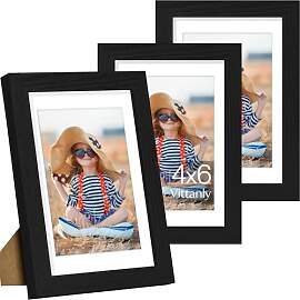 Xanthelle Bilderrahmen, 4x6 Picture Frame Set 3