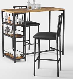 Xbro Bartisch Set 3-teilig, Küchentisch mit