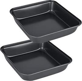 XCDMJ Auflaufform 2er Set, 22 X 22 X 5cm Edelstahl 