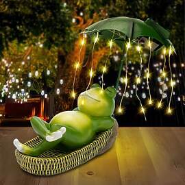 XEERUN Frosch Statuen Garten, Frosch Figuren